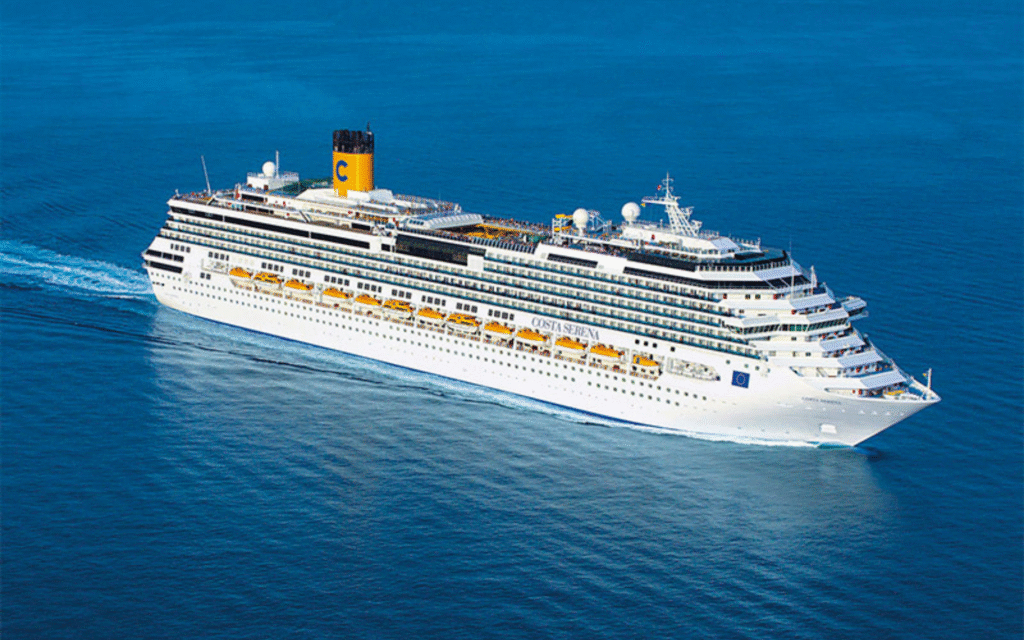 Cruise Ship Departing from Manila